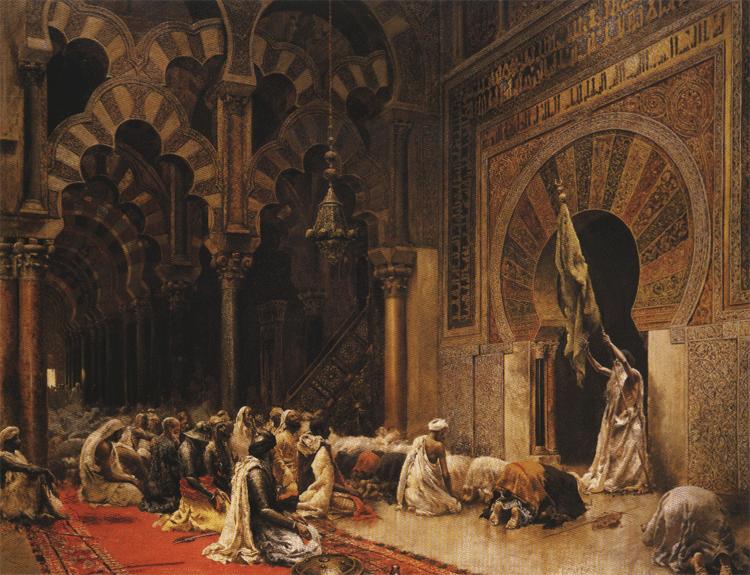 Edwin Lord Weeks Interior of the Mosque of Cordoba.